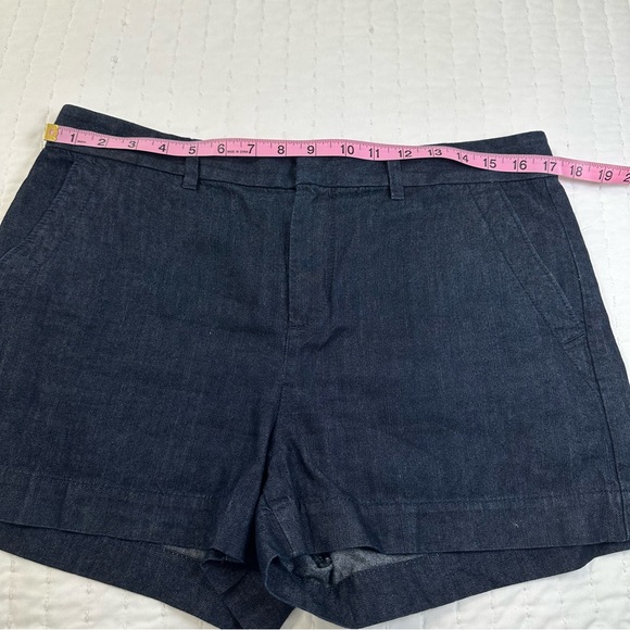 LOFT Ann Taylor Made and Love Denim Shorts Dark Wash for Women Size 8/29 - Picture 4 of 11